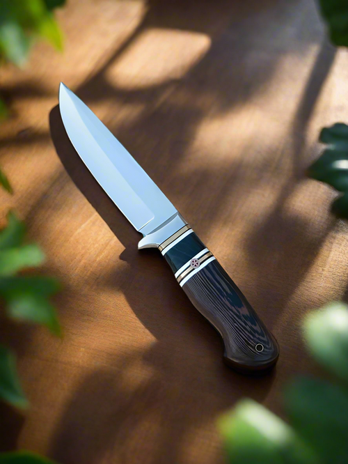 10"inches HAND FORGED J2 Hunting knife + Leather Sheath cskforged