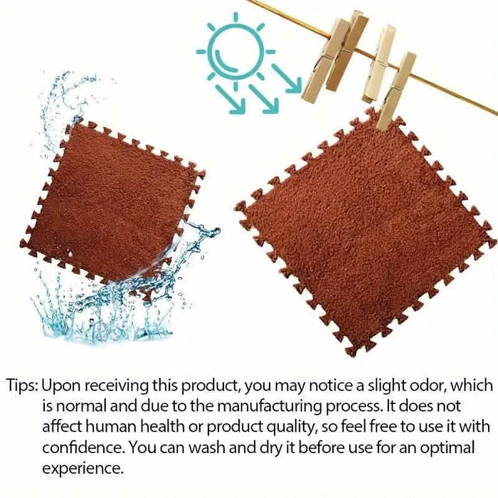 12-Pieces: Patchwork Carpet Full Floor Mat DailySale
