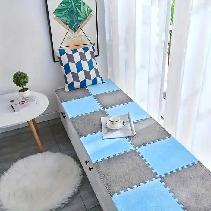 12-Pieces: Patchwork Carpet Full Floor Mat DailySale