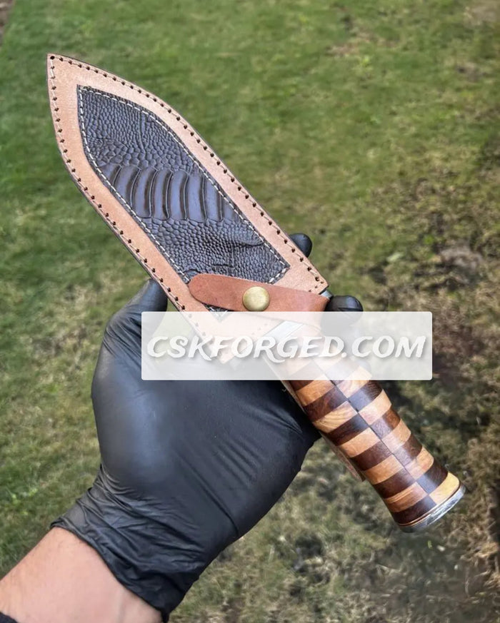 12.0” Frank Nitti Mini Damascus Sword cskforged