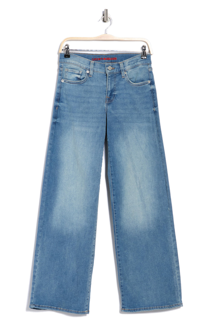 [147959-973] WOMENS LUCKY BRAND MID RISE SWEET WIDE LEG - FAIRMONT rubbersoled