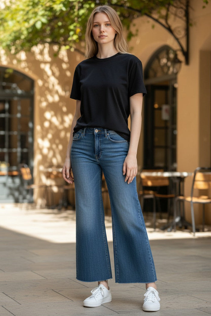 [154850-966] WOMENS LUCKY BRAND MR SWEET WIDE LEG - SELF ESTEEM - CUT rubbersoled
