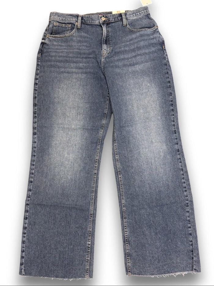 [155000-981] WOMENS LUCKY BRAND HIGH RISE WIDE LEG - LEWISTON - CUT rubbersoled