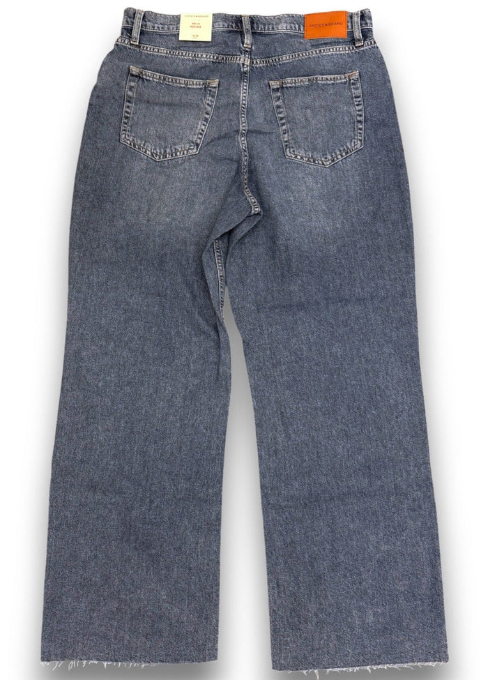 [155000-981] WOMENS LUCKY BRAND HIGH RISE WIDE LEG - LEWISTON - CUT rubbersoled
