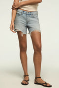 [163400-440] WOMENS LUCKY BRAND BAGGY 5" SHORT - FEELIN' PEACHY WASH rubbersoled