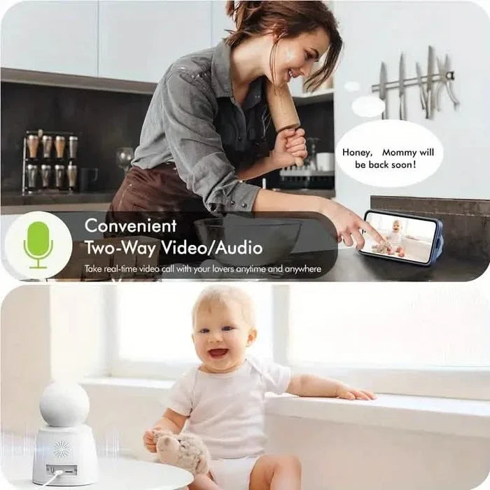 2-Pack: 2K Indoor Security Camera | 2-Way Audio & Video Call + Night Vision DailySale