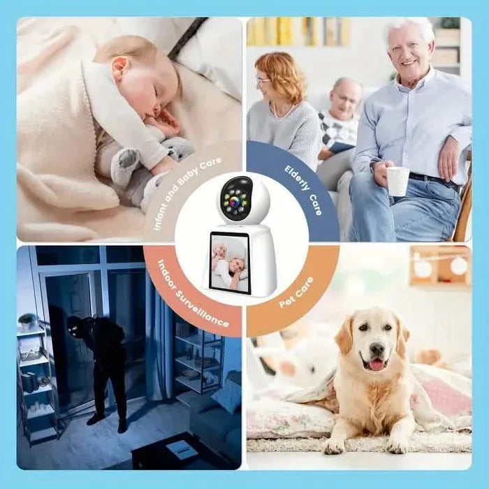2-Pack: 2K Indoor Security Camera | 2-Way Audio & Video Call + Night Vision DailySale