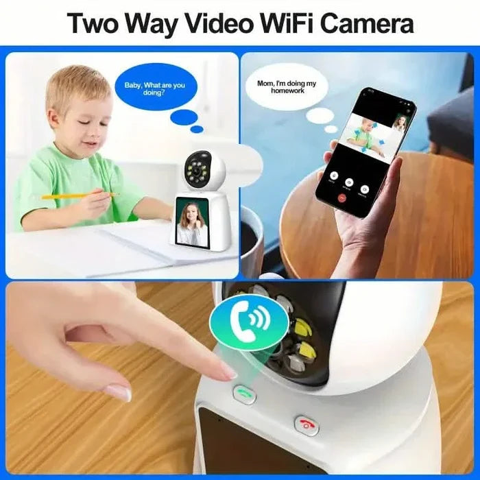 2-Pack: 2K Indoor Security Camera | 2-Way Audio & Video Call + Night Vision DailySale