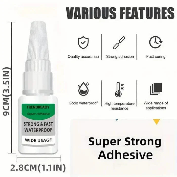 2-Pack: Super Glue – Fast-Drying, Waterproof, Multi-Surface DailySale