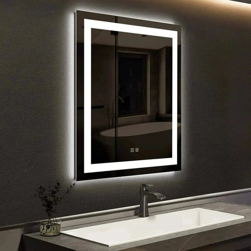 20 x 28  Inch Center Glow LED Bathroom Mirror HAUSVITA