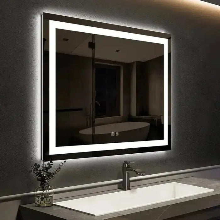 20 x 28  Inch Center Glow LED Bathroom Mirror HAUSVITA