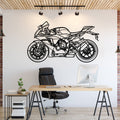 2024 YZF-R1 Metal Motorcycle Wall Art - MT1424 Modello Turbo