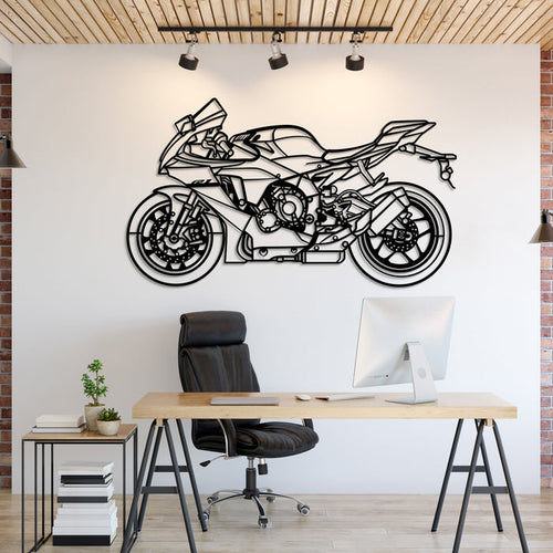 2024 YZF-R1 Metal Motorcycle Wall Art - MT1424 Modello Turbo