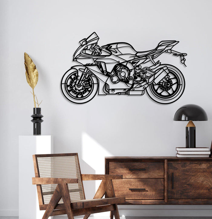 2024 YZF-R1 Metal Motorcycle Wall Art - MT1424 Modello Turbo
