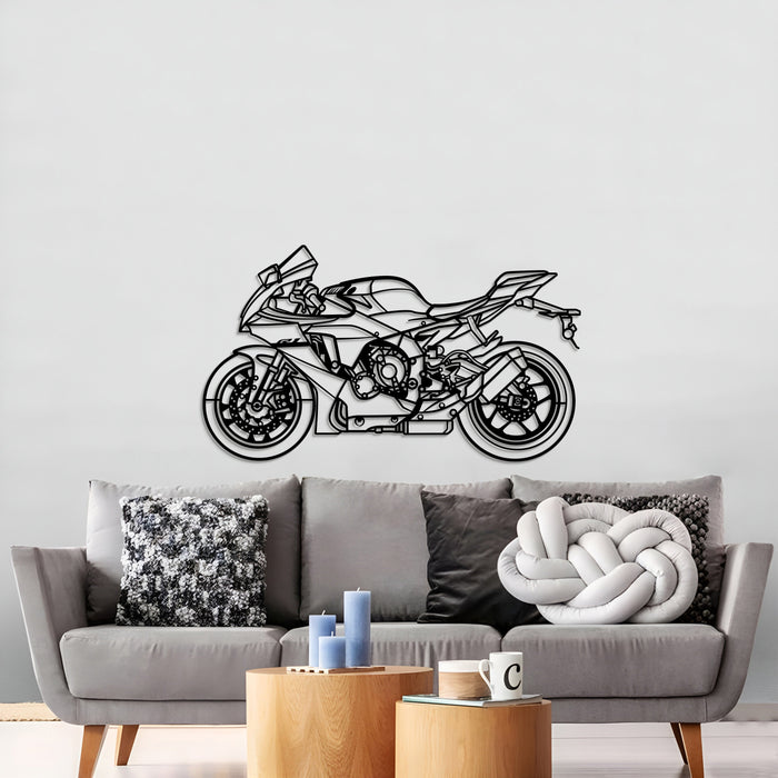 2024 YZF-R1 Metal Motorcycle Wall Art - MT1424 Modello Turbo