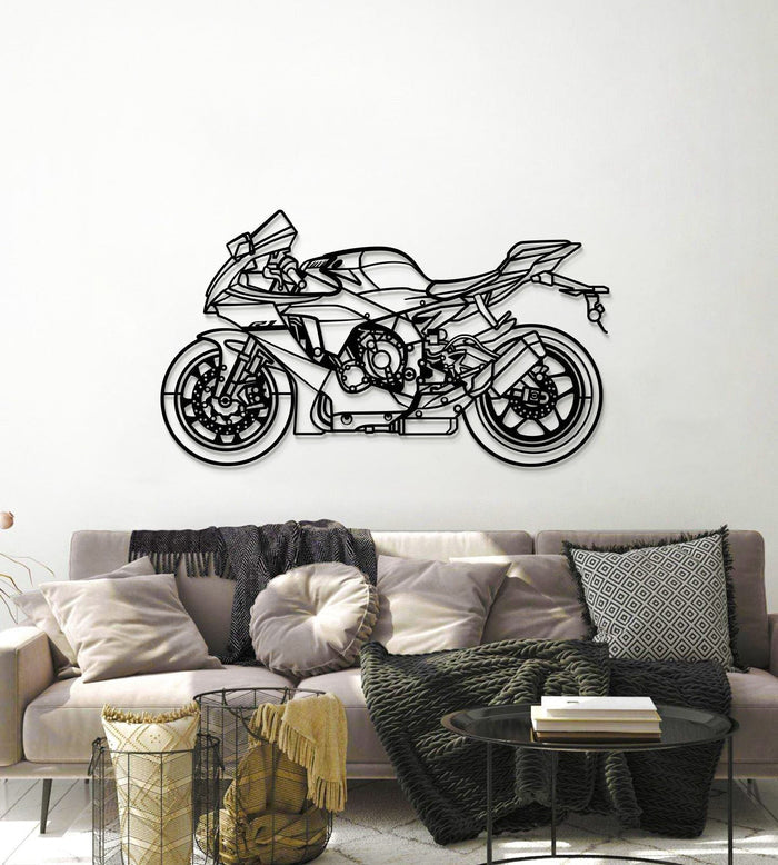 2024 YZF-R1 Metal Motorcycle Wall Art - MT1424 Modello Turbo