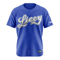 2025 - 2026 | Licey Baseball Jersey Solid Royal Blue Wilson - Tigres del Licey Men's Shirt Peligro Sports