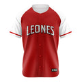 2025-2026 Official Escogido Baseball Jersey Red and White Wilson - Leones del Escogido LIDOM Shirt Peligro Sports