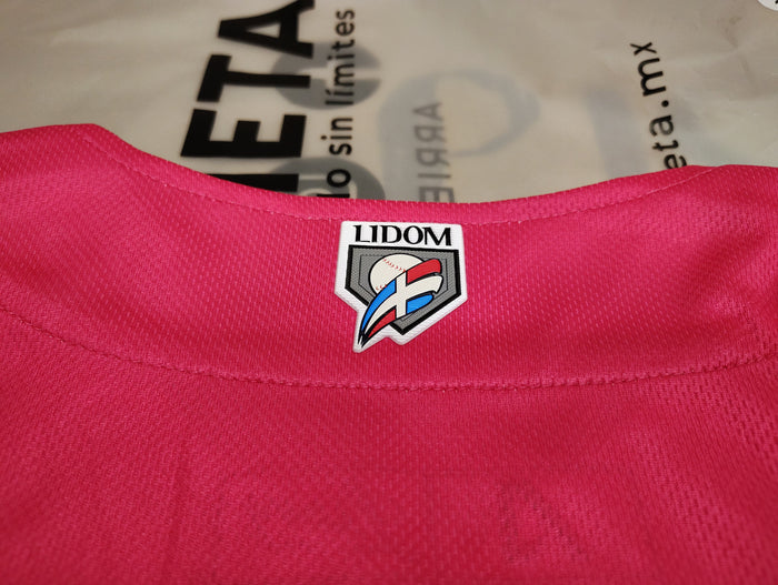 2025-2026 Official Licey Pink Edition Jersey Arrieta - Men's LIDOM Baseball Peligro Sports