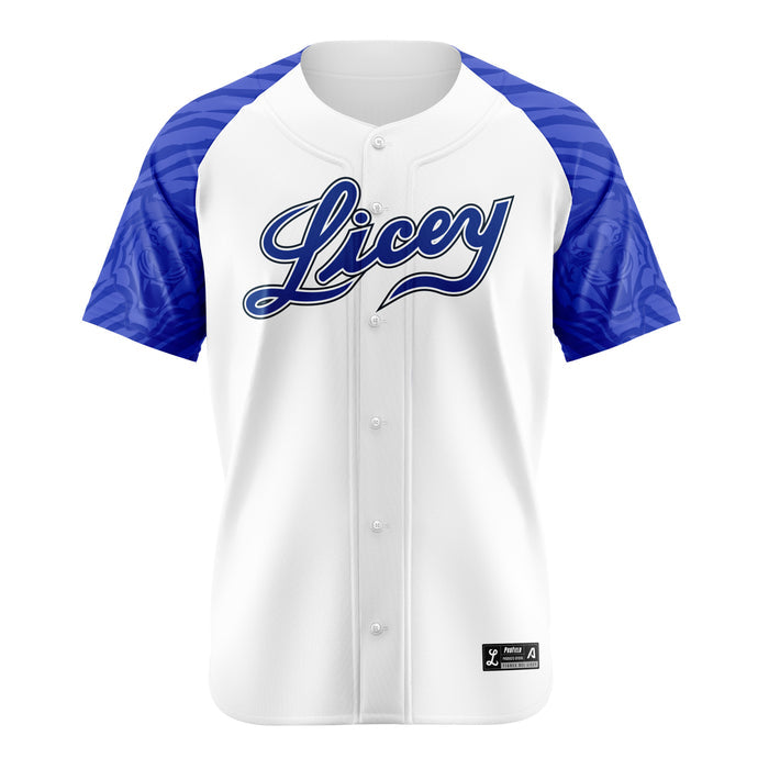 2025-2026 Official Tigres del Licey Full Button Baseball Jersey – Adult Size Peligro Sports