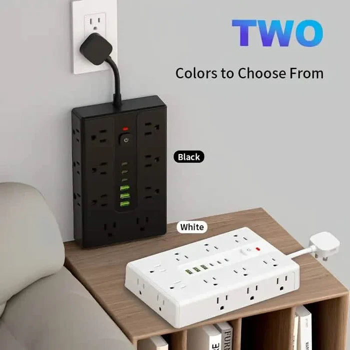 22-in-1 Multi-Functional Power Strip – 16 Sockets, 3 USB-A & 3 USB-C DailySale