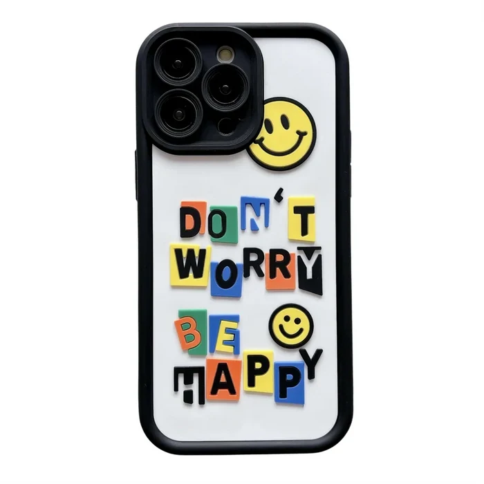 3D Fashion Word Phone Earth Pattern Phone Case PhoneShells