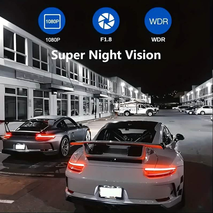 4-Channel Car DVR Dash Cam – 1080P Front, 720P Side & Rear, Night Vision DailySale