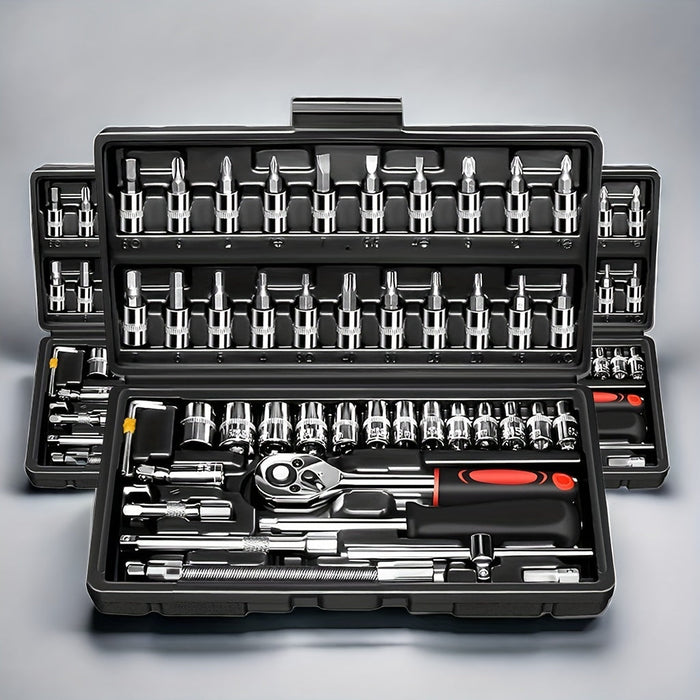 46pc Ratchet & Wrench Tool Set DailySale