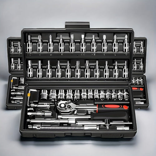 46pc Ratchet & Wrench Tool Set DailySale