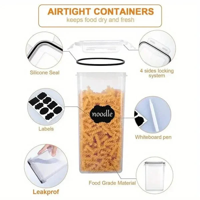 48-Piece Set: Food Storage Container Set, Fresh-Keeping and Easy-to-Secure Lids DailySale