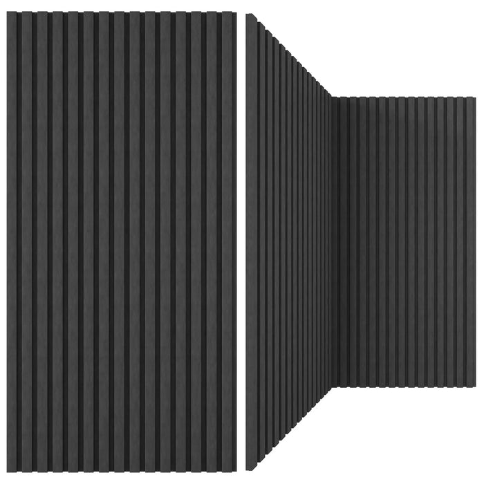 Acoustical 100% Polyester Wall Panel, 48x24x0.7 Sound Proof Wall Panels HAUSVITA