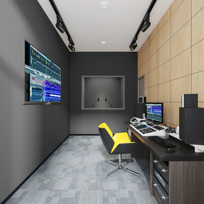 Acoustical 100% Polyester Wall Panel, 48x24x0.7 Sound Proof Wall Panels HAUSVITA