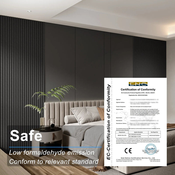 Acoustical 100% Polyester Wall Panel, 48x24x0.7 Sound Proof Wall Panels HAUSVITA
