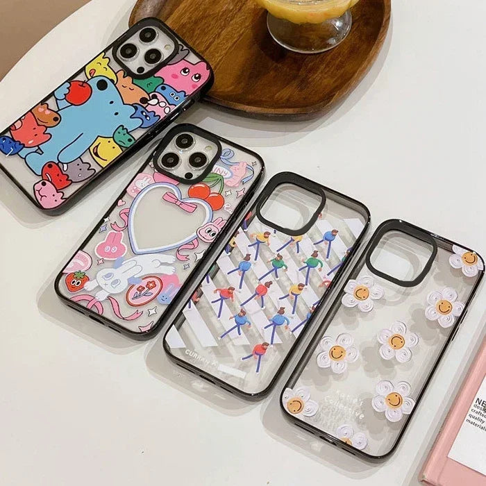 Acrylic Upgrade Border Daisy Phone Case PhoneShells