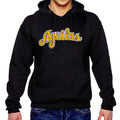 Aguilas Black Hoodie Yellow and White Logo Peligro Sports