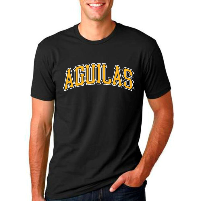 Aguilas Cibaenas Black classic logo T-Shirts Peligro Sports