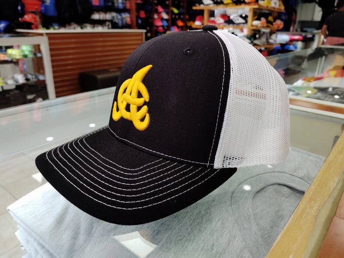 Aguilas Cibaeñas Embroidered Mesh Trucker Hat – Adjustable Snapback Baseball Cap Peligro Sports