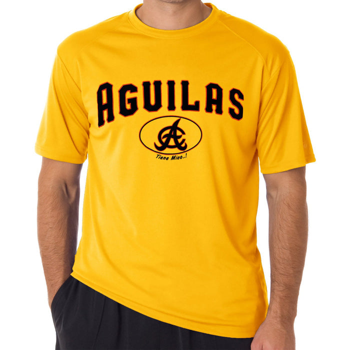 Aguilas Cibaeñas Tiene Mieo Yellow T-Shirts Peligro Sports