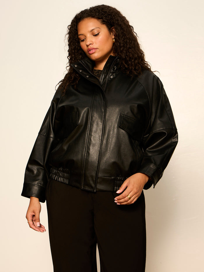 Alana Jacket Black Extended Sizing