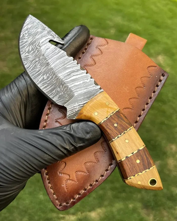 All Rounder Damascus knife cskforged