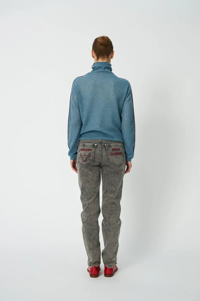 Alpaca Turtleneck (Evening Blue)