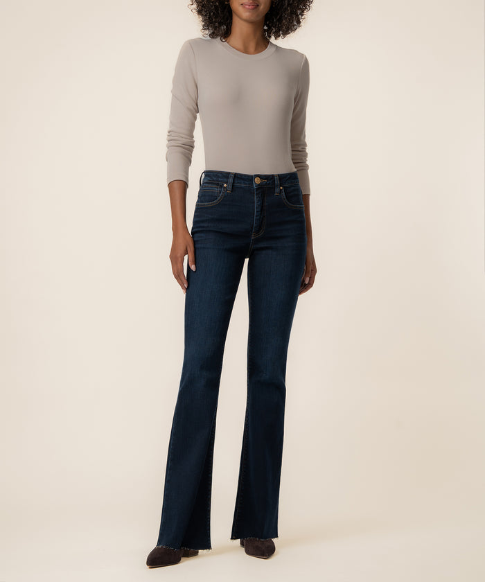 Ana High Rise Flare in Wave Wash