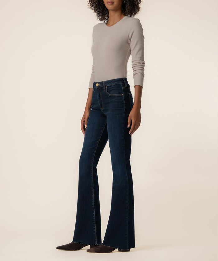 Ana High Rise Flare in Wave Wash