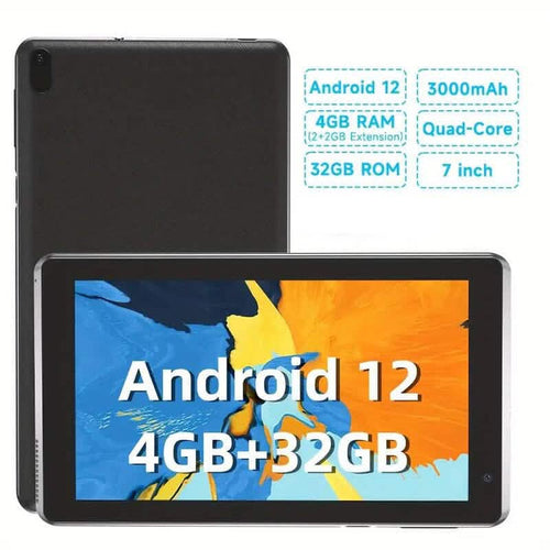 Android 12.0, Dual Camera 7" Tablet with 32GB RAM & Storage DailySale