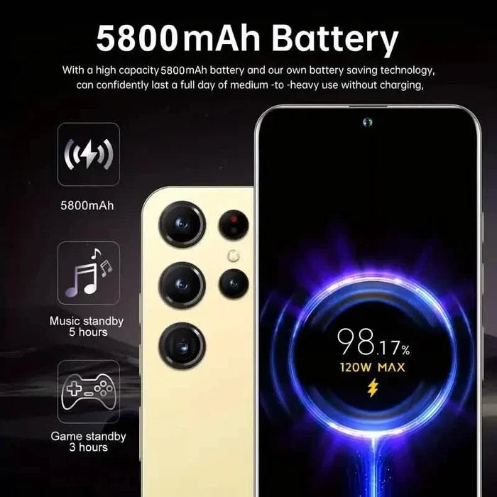 Android 13 5G Smartphone, 6.8-inch, Dual SIM, 4GB + 128GB, 48MP+108MP HD Camera DailySale