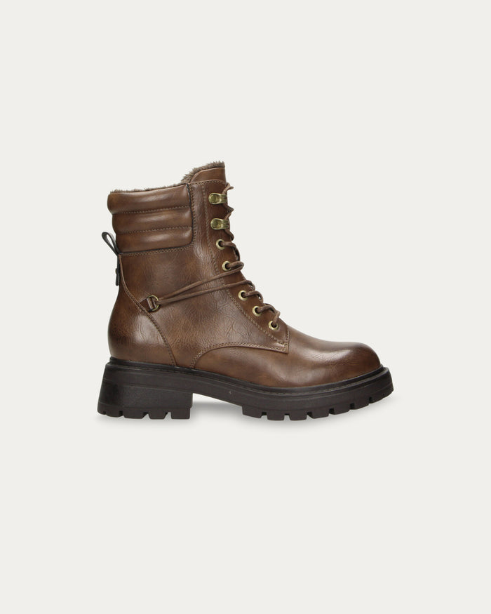 Anfibi Combat marrone - Vegani con zip