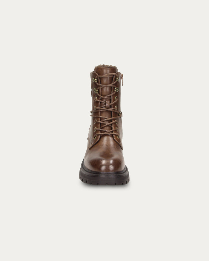 Anfibi Combat marrone - Vegani con zip