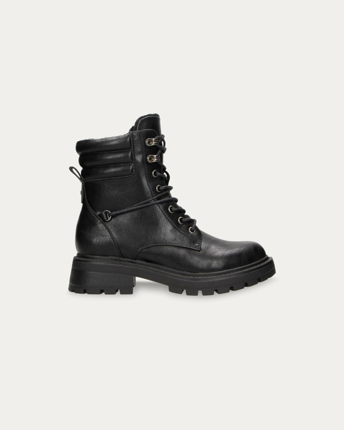Anfibi Combat Neri - Vegani con zip