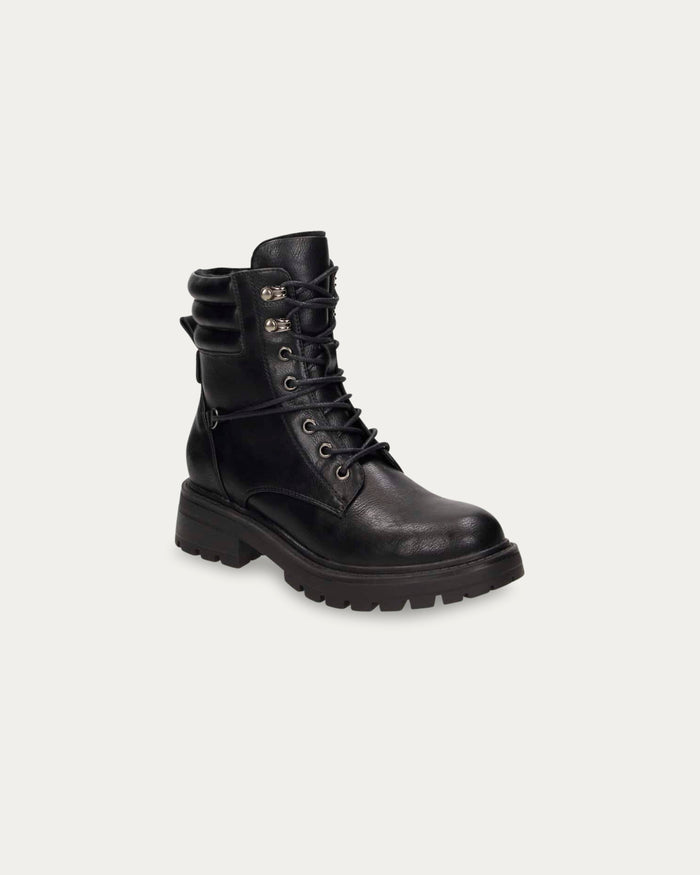 Anfibi Combat Neri - Vegani con zip