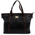 Anna XL Vegan Leather Weekender Tote Bag Badgley Mischka